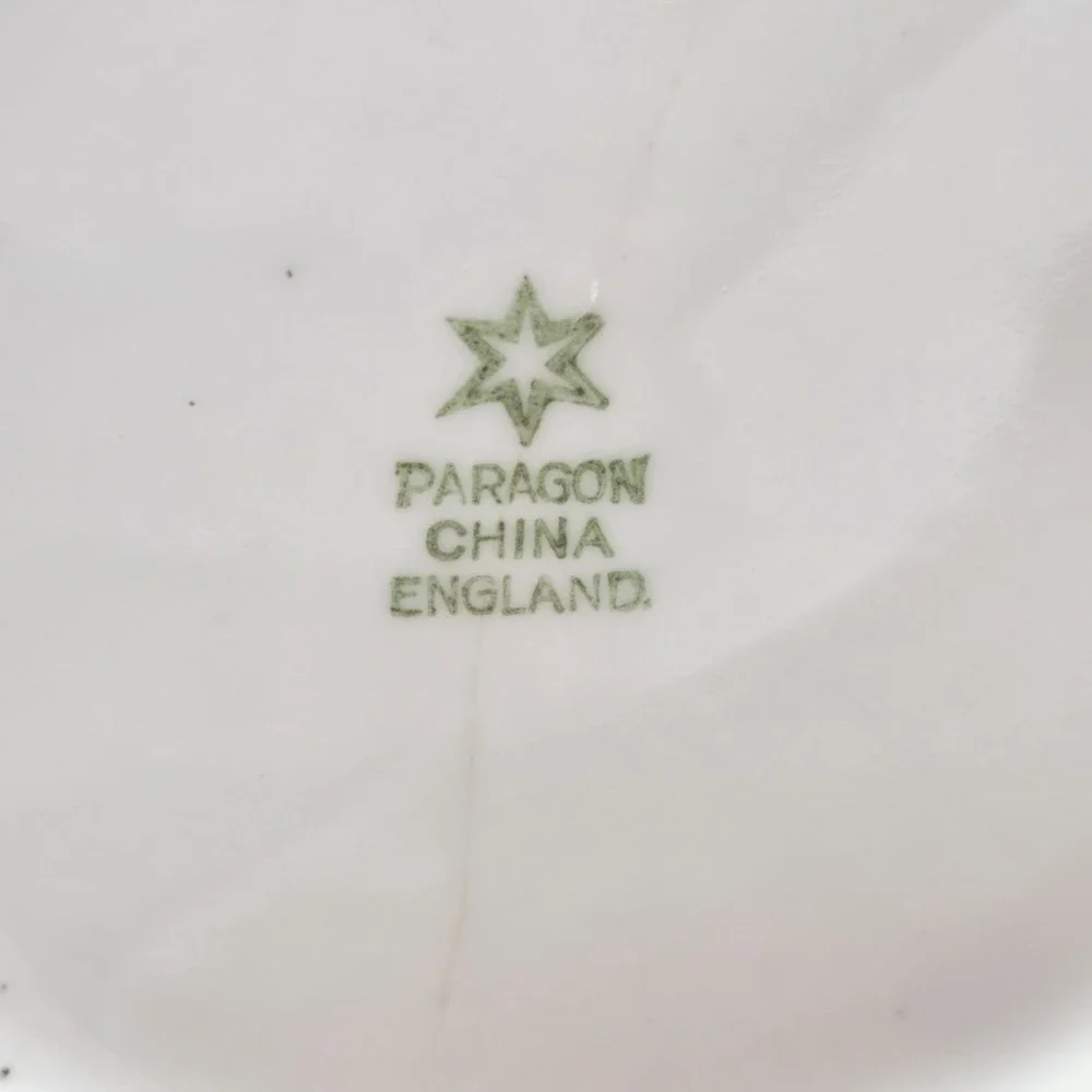 Paragon Bone China Demitasse Espresso/Coffee/Tea Pot And 2 Cups And‎ Saucers Set